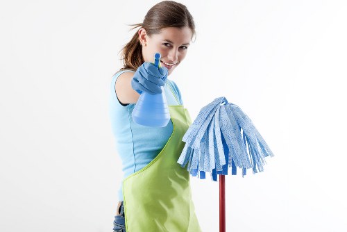 Commercial cleaning team supporting Watford office premises