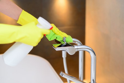Professional carpet cleaning in a Watford home living room