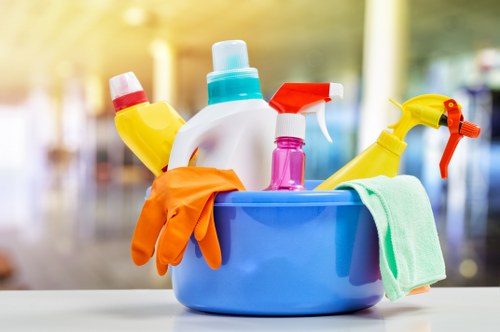 Move in cleaning work in a Watford home kitchen before unpacking