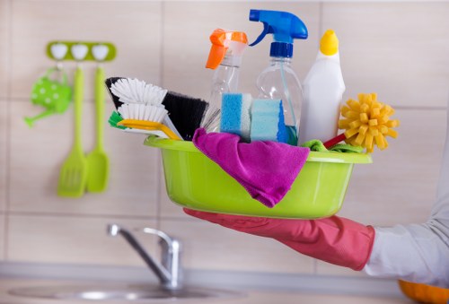 Deep cleaning process for a living room sofa in Watford