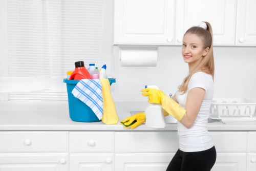 Professional team removing bulky items from a Watford flat