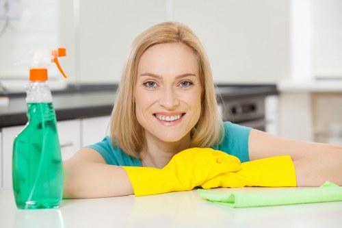 Washroom and communal area cleaning in a Watford business property