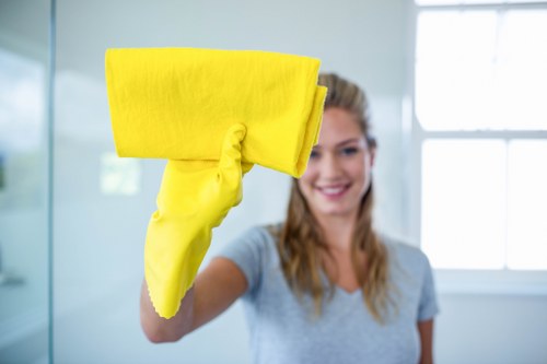 Professional cleaning of a Watford shopfront facade